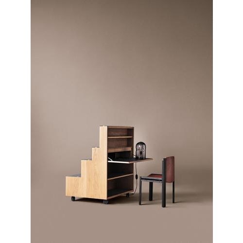 Model 300 Chairs in Wood and Kvadrat Fabric by Joe Colombo, Set of 4 For Sale - Image 10 of 13