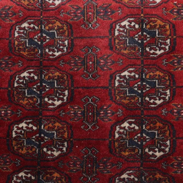 Wool Bukhara Rug, Pakistan For Sale - Image 3 of 7