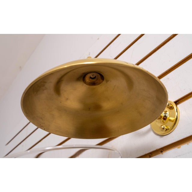 Colonial Style Brass Wall Hanging Candlestick For Sale - Image 4 of 13