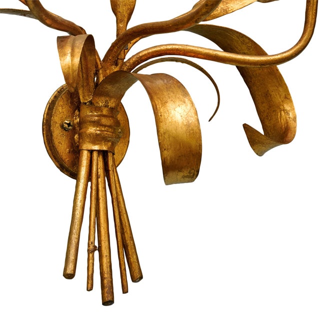 French Vintage Scroll Sconce For Sale In Austin - Image 6 of 8