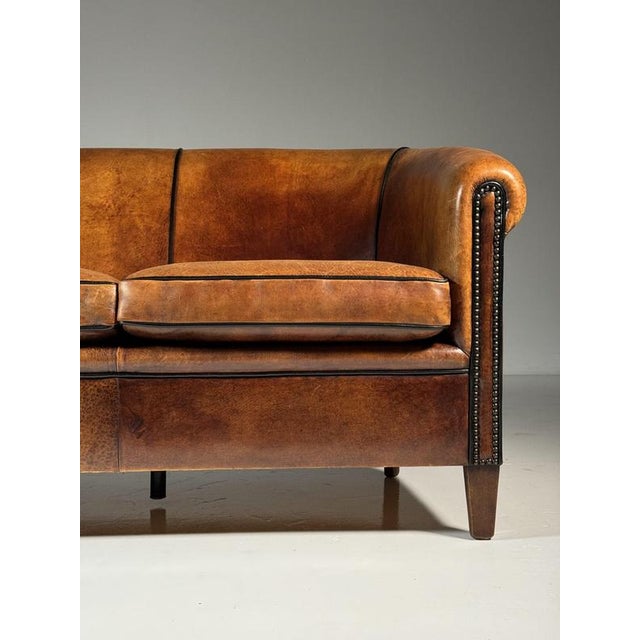 Classic Sheepskin 3-Seater Sofa For Sale - Image 14 of 18