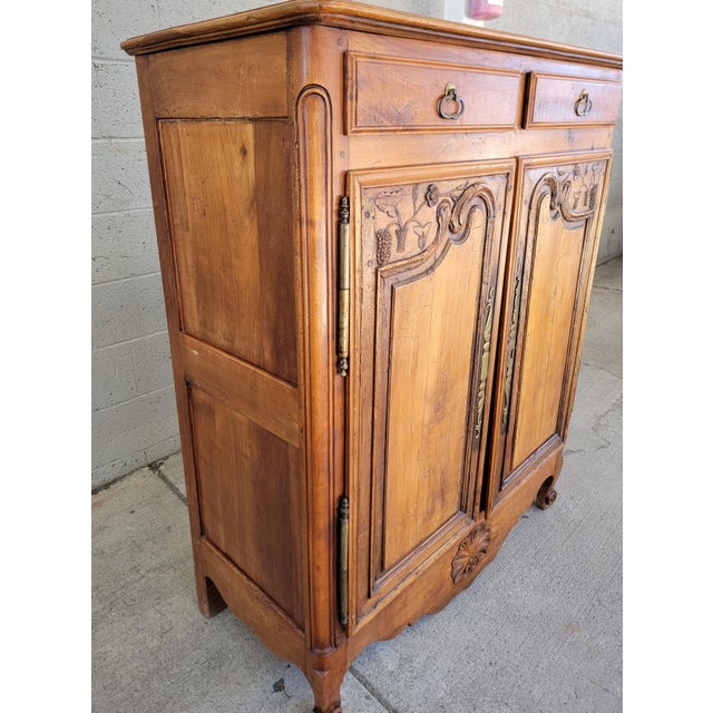 Beautiful and warm patina to this early 1800's French buffet. Often referred to as French Country, Louis XV and...