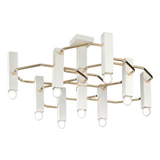 21st Century Cubic Flush Mount by Fabio LTD For Sale