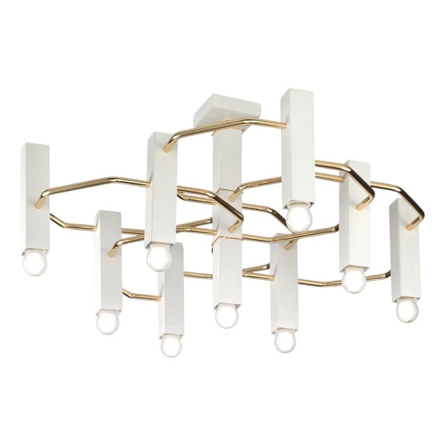 21st Century Cubic Flush Mount by Fabio LTD For Sale