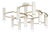 21st Century Cubic Flush Mount by Fabio LTD For Sale