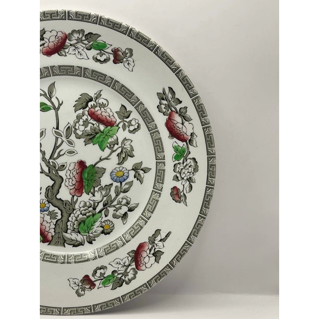 White 1940s Ridgway “Indian Tree” China Plate For Sale - Image 8 of 11