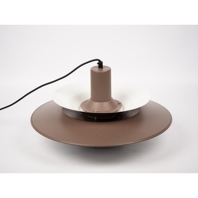 Vintage Aluminum Pendant Lamp by Knud Christensen, 1980 For Sale - Image 3 of 12