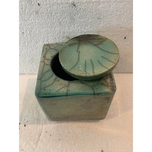 Enameled Ceramic Box by J Gallart For Sale - Image 4 of 10