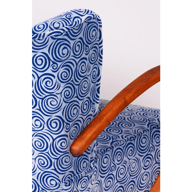 Wood Czech Art Deco Armchairs by J. Halabala for Up Závody, 1930s, Set of 2 For Sale - Image 7 of 13