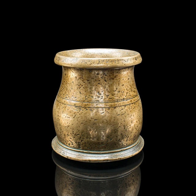 17th Century Antique Mortar & Pestle, English, Bronze Apothecary, Kitchen Aid, Carolean, 1670 For Sale - Image 5 of 11