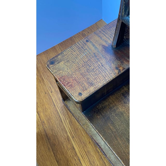 Antique Japanese Kyodai Vanity Tansu With Mirror For Sale - Image 9 of 13