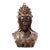 Vintage Chinese Gilded Bronze Guanyin Bodhisattva Bust, Partial Figure Sculpture For Sale