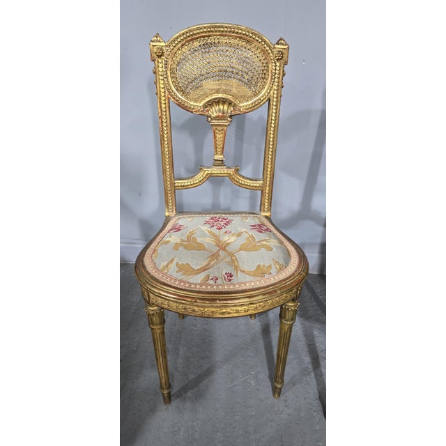 French Boudoir Chairs, 1880, Set of 2 For Sale - Image 4 of 9