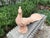 Ceramic Vintage Italian Terracotta Peacock Sculpture For Sale - Image 7 of 12