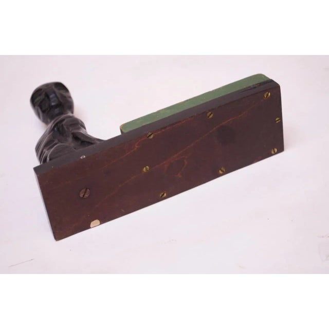 Folk Art Hand Carved Black Cat Trinket Dish For Sale In New York - Image 6 of 13