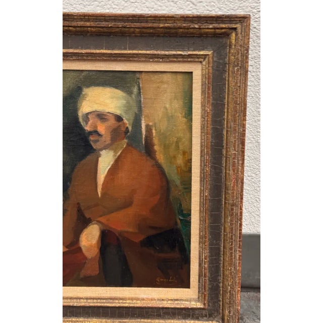 Mid 20th Century George Luks Original Oil Painting, Signed For Sale - Image 5 of 12