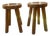 Stools by Charlotte Perriand for Les Arcs 1600, 1965, Set of 2 For Sale