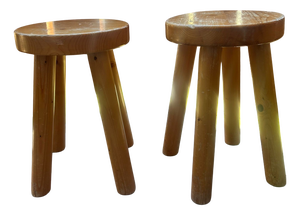 Stools by Charlotte Perriand for Les Arcs 1600, 1965, Set of 2