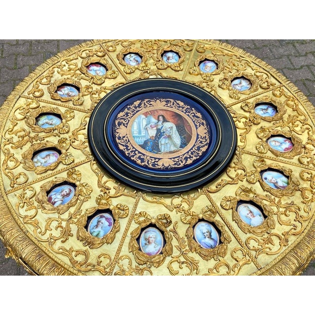 A striking example of French decorative artistry, this Louis XVI-style centre table from the 1960s is a true statement...