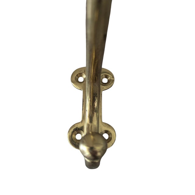Large Scale Solid Brass Horse Tack Hooks- A Pair For Sale - Image 17 of 18