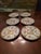 Chinese Antique Chinese Porcelain Set of Six Rose Canton Plates For Sale - Image 3 of 17