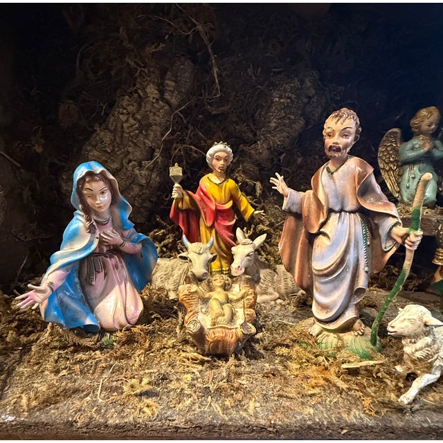 1960’s Italian Crèche Nativity Large Set For Sale - Image 9 of 18
