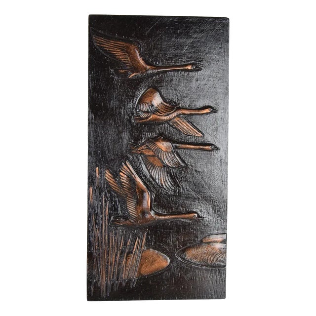 Resin Wall Sculpture, 1950s For Sale