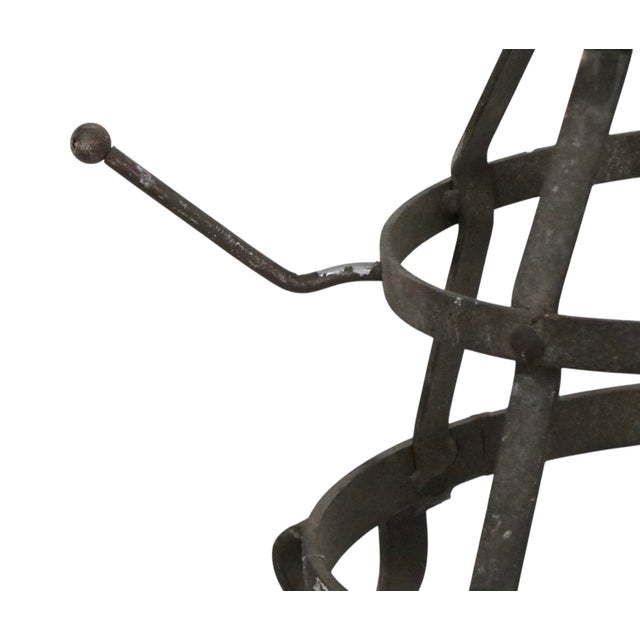 Black French Wine Bottle Tree C 1900/1920 For Sale - Image 8 of 14