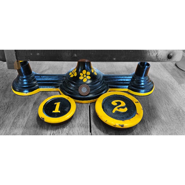 Metal Antique Henry Troemner Balance Scale For Sale - Image 7 of 12