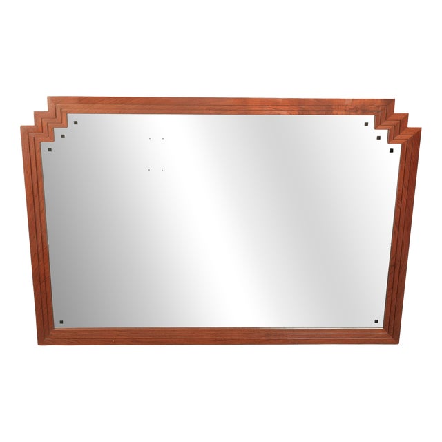 Large Art Deco Mirror from Schuitema For Sale
