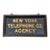1910s–1920s New York Telephone Company Double-Sided Smaltz Agency Sign For Sale