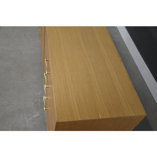 1960s Refinished Oak Long Dresser by Rway Furniture For Sale - Image 9 of 10