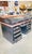Metal 1950s Industrial Roll-Top Metal Tanker Desk With Brass Detailing For Sale - Image 7 of 7