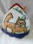 Vintage Signed "Kálmánia" Hand-Painted Ceramic Cat Napkin Holder – Whimsical Folk Art For Sale In Tampa - Image 6 of 7