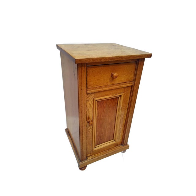 German Oak Bedside Table, 1885 For Sale - Image 3 of 7
