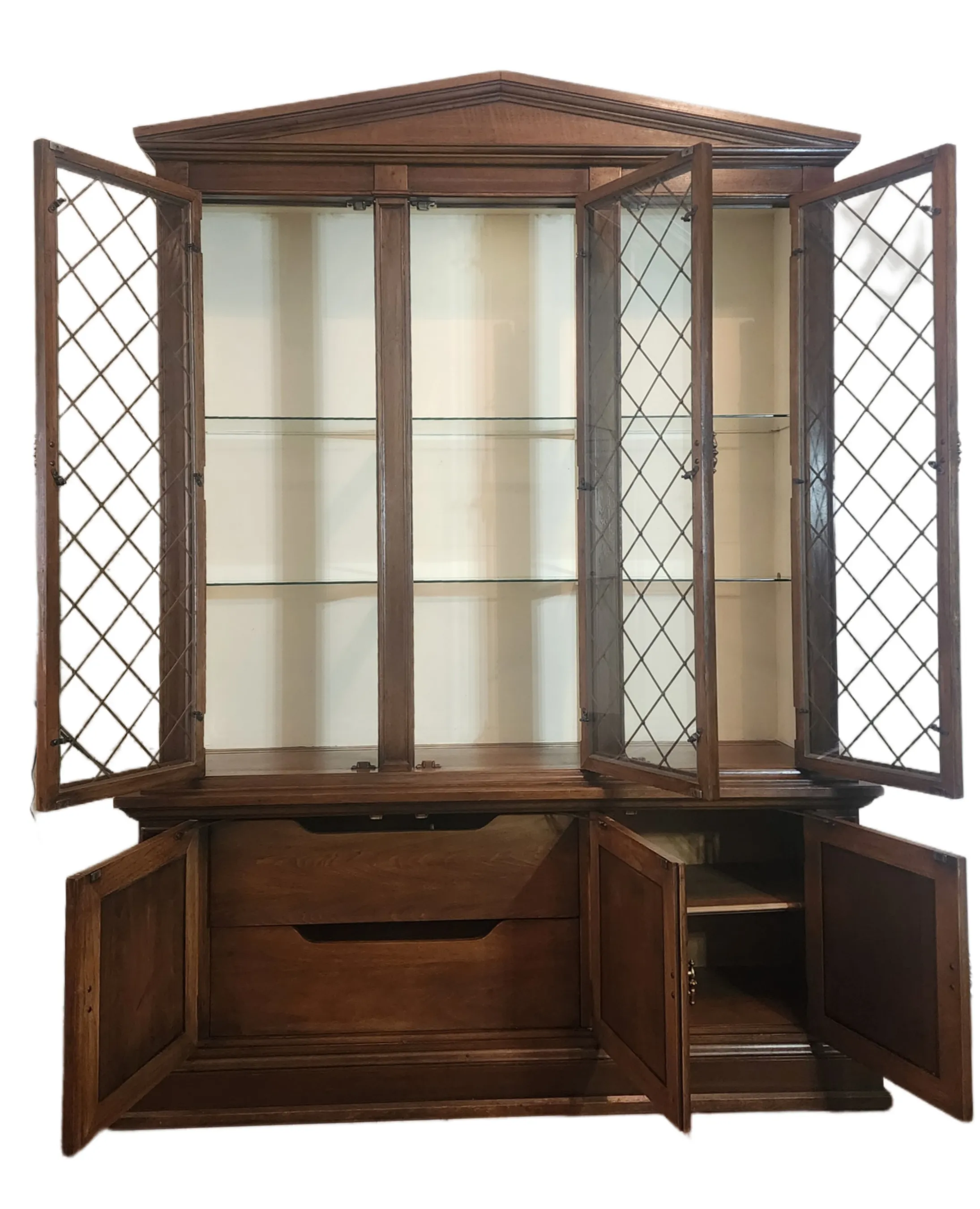 1967 Di Moda by Drexel Italian Neoclassical Tuscan Style Cabinet