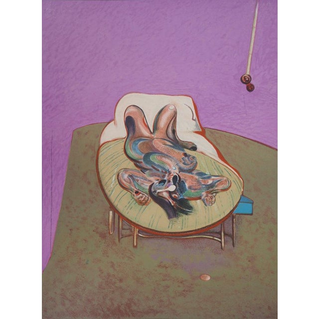 Francis BACON (after) Lying Nude, 1966 Lithograph after a painting by the artist On thick paper 71 x 45 cm Created for the...