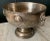 Silver Hammered Silver Plate Bowl with Medallions and Lion Handles For Sale - Image 8 of 12