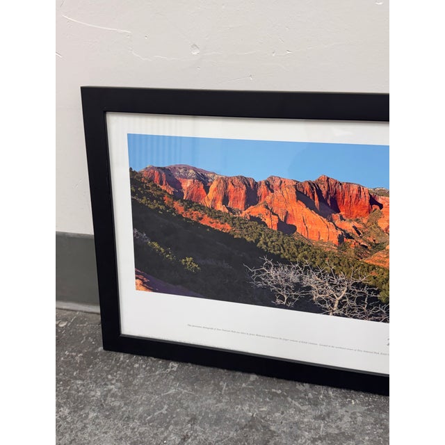 Kolob Canyons Zion National Park Panoramic Print, Framed For Sale - Image 4 of 12