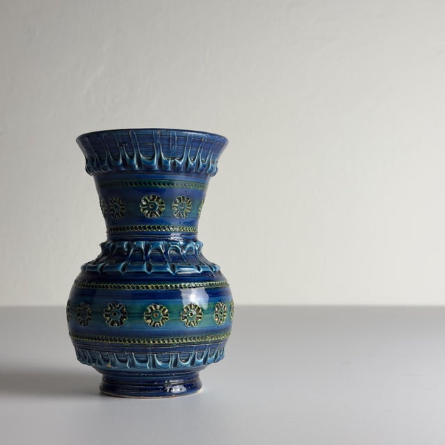 1970s Vintage Ceramic Vase by Aldo Londi for Bitossi, 1970s For Sale - Image 5 of 15