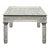 Vintage Farmhouse Style Distressed White Antique Door Repurposed 79" Long Dining Table For Sale