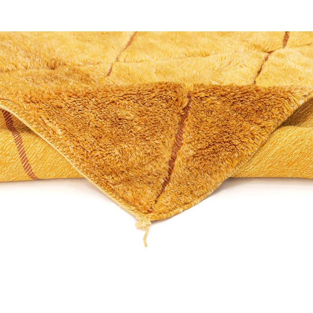 Contemporary Hand-Knotted Wool Rug by Azele Studio For Sale - Image 3 of 11