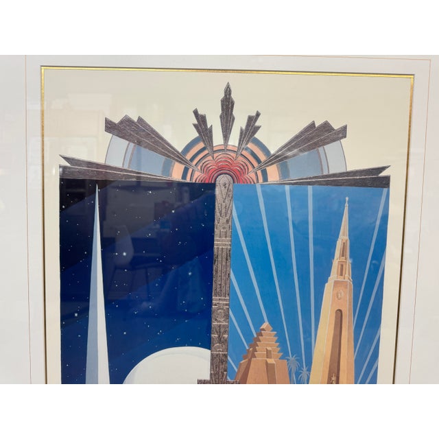 Paint Stephan Martiniere Fiftieth Anniversary Celebration: 1939-1989 Poster Print, Framed For Sale - Image 7 of 12