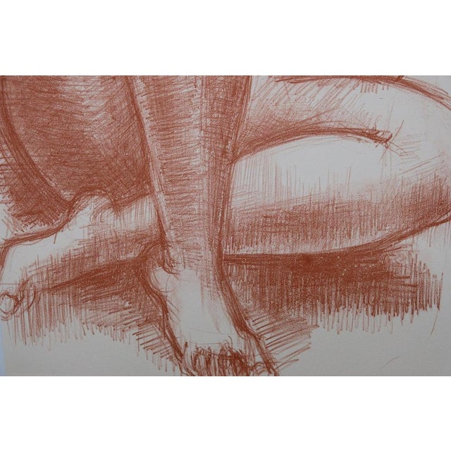 Antoniucci Volti, Femme aux jambes croisées (Nude), Lithograph For Sale - Image 5 of 6