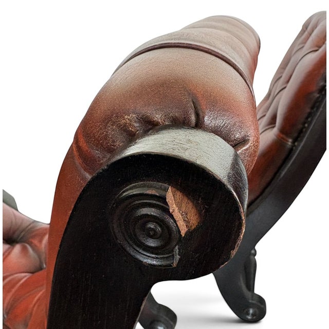 Chesterfield Lounge Chairs, Set of 2 For Sale - Image 4 of 6