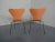 1990s Danish 3107 Chairs by Arne Jacobsen for Fritz Hansen, 1994, Set of 2 For Sale - Image 5 of 18