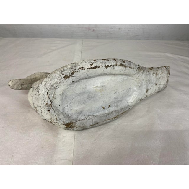 White Antique Swan Decoy For Sale - Image 8 of 9