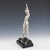 Metal Ferdinand Preiss, Art Deco Striding Lady, 1920s, Bronze with Marble Base For Sale - Image 7 of 18