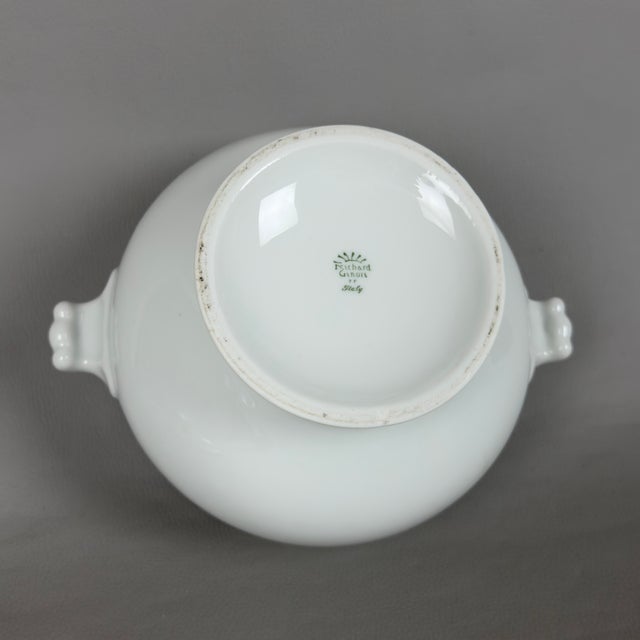 Vegetable Soup Tureen in White Porcelain by Richard Ginori For Sale - Image 6 of 11