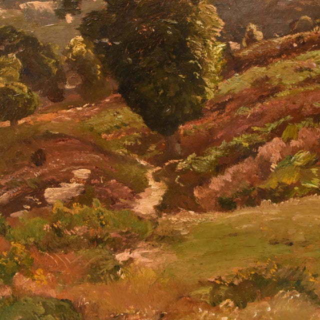 Louis-Alexandre Cabié, French Rural Painting, 1912, Oil on Canvas For Sale - Image 7 of 11